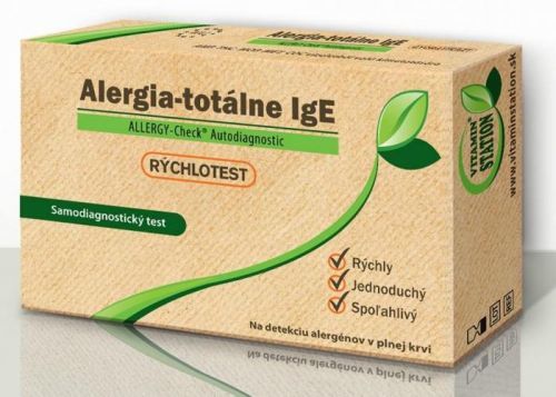 Rýchlotest Alergia-totálne IgE samodiagnostický test