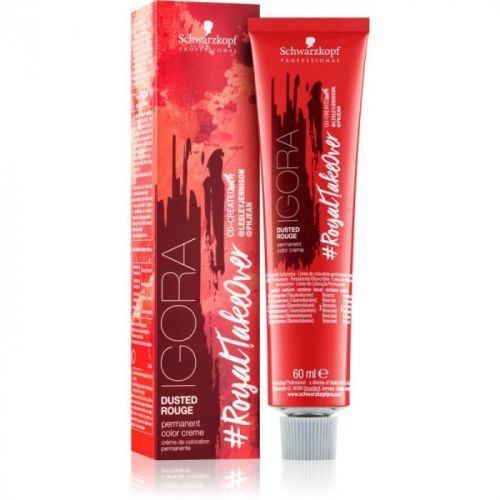 Schwarzkopf Professional IGORA #RoyalTakeOver Dusted Rouge permanentná farba na vlasy odtieň 5-869 Light Brown Red Chocolate Violet 60 ml