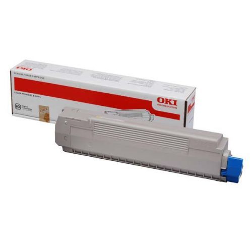 OKI originál toner 44059165, yellow, 7300str., OKI MC851, MC861