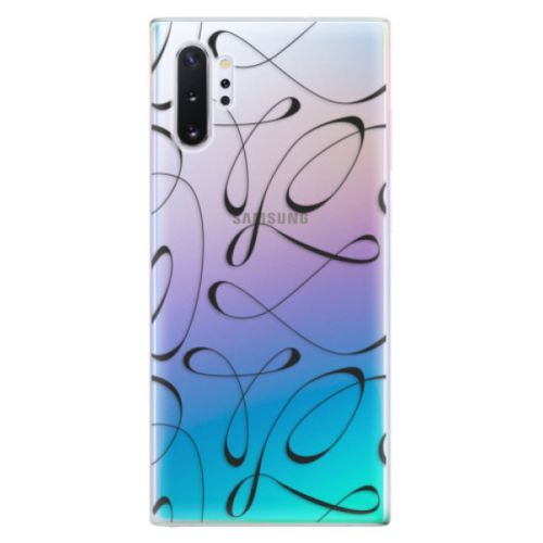 Odolné silikónové puzdro iSaprio - Fancy - black - Samsung Galaxy Note 10+