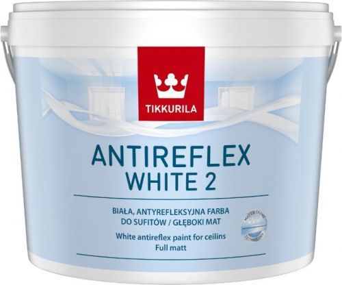 Tikkurila ANTI-REFLEX WHITE  - antireflexná farba na premietanie matná - biely - 10 L