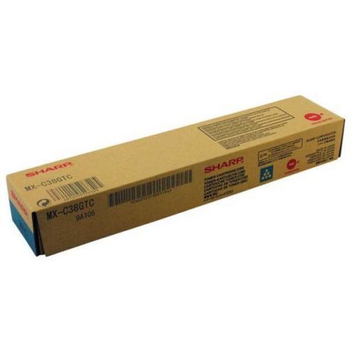 Sharp originál toner MX-C38GTC, cyan, 10000str., Sharp MXC 310, 311, 380, 381