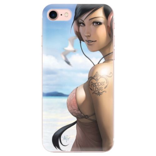 Odolné silikónové puzdro iSaprio - Girl 02 - iPhone 7