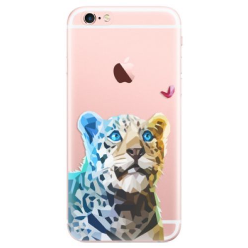 Odolné silikónové puzdro iSaprio - Leopard With Butterfly - iPhone 6 Plus/6S Plus