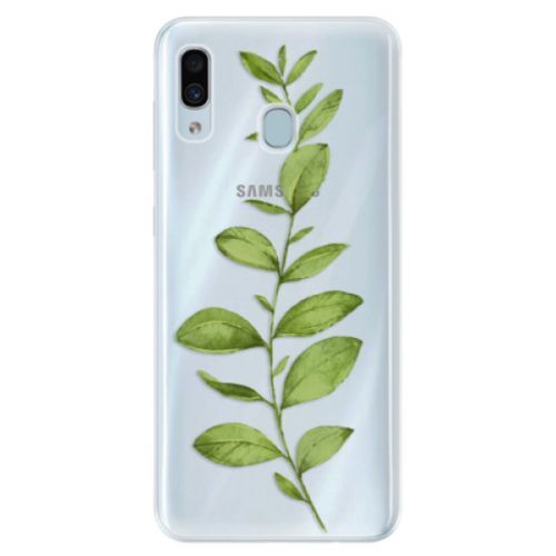 Silikónové puzdro iSaprio - Green Plant 01 - Samsung Galaxy A30