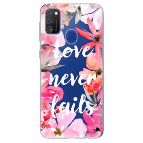 Odolné silikónové puzdro iSaprio - Love Never Fails - Samsung Galaxy M21
