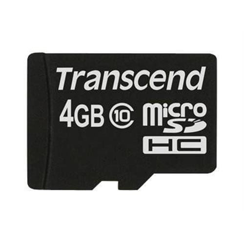 Transcend 4GB microSDHC (Class10) pamäťová karta (bez adaptéru) TS4GUSDC10