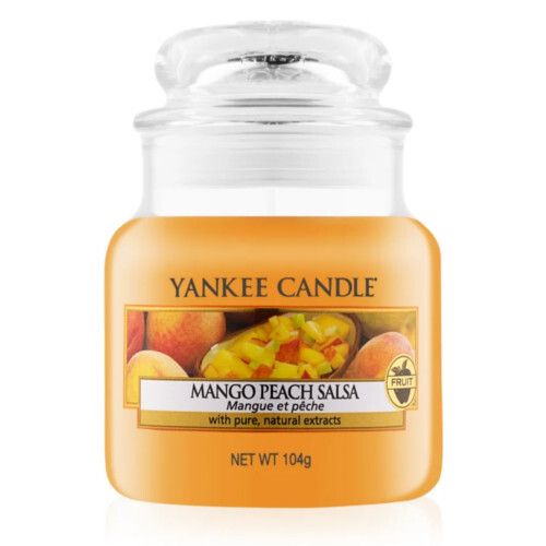 Yankee Candle Vonná sviečka Classic malá Salsa z manga a broskýň (Mango Peach Salsa) 104 g
