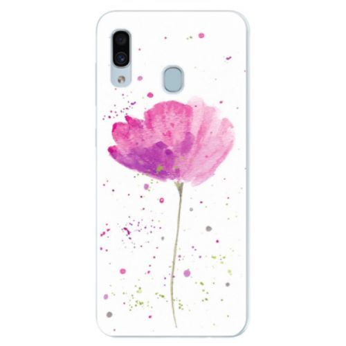 Silikónové puzdro iSaprio - Poppies - Samsung Galaxy A30