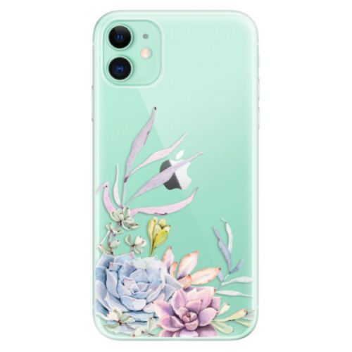 Odolné silikónové puzdro iSaprio - Succulent 01 - iPhone 11