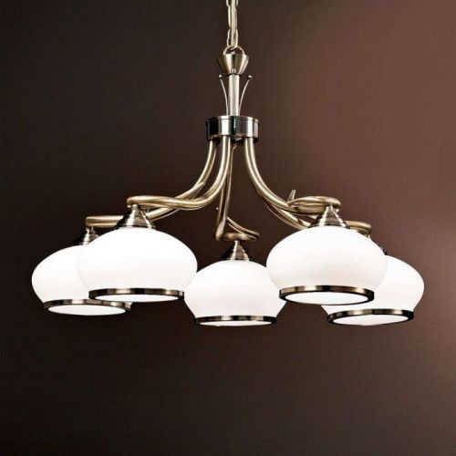 Závesná lampa Elvira, 5-plameňová
