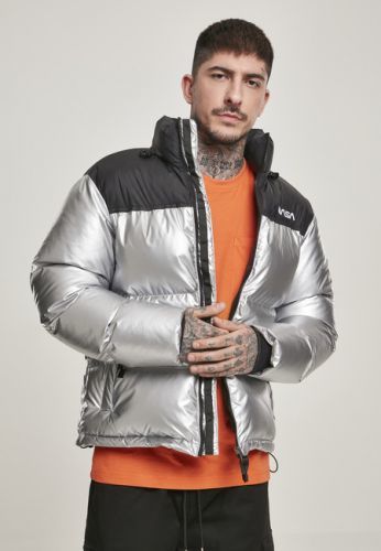 Mr. Tee NASA Two-Toned Puffer Jacket cool grey - XS