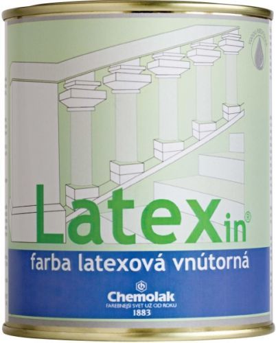 Chemolak Latexin - vnútorná latexová farba - 1000 - biely - 6 L