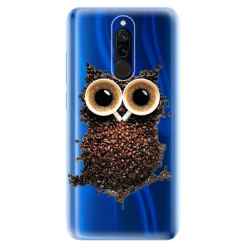 Odolné silikónové puzdro iSaprio - Owl And Coffee - Xiaomi Redmi 8