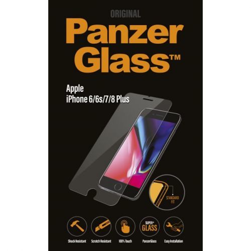 Ochranné temperované sklo PanzerGlass Standard Fit pre Apple iPhone 6/6S/7/8 Plus