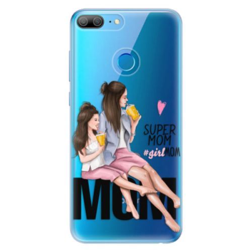 Odolné silikónové puzdro iSaprio - Milk Shake - Brunette - Huawei Honor 9 Lite