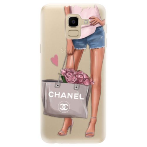 Odolné silikónové puzdro iSaprio - Fashion Bag - Samsung Galaxy J6