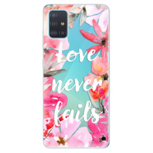 Odolné silikónové puzdro iSaprio - Love Never Fails - Samsung Galaxy A51