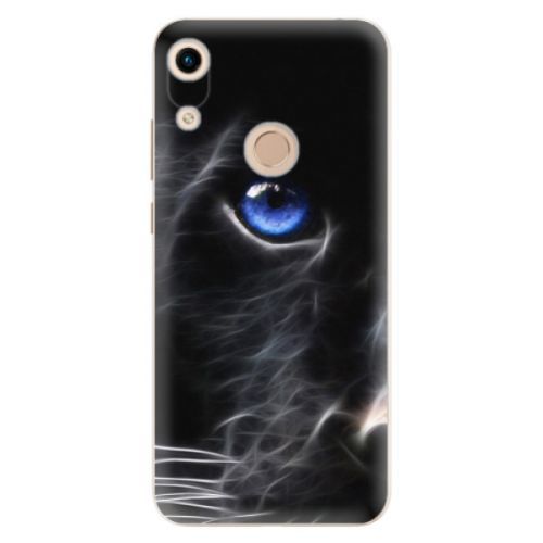 Odolné silikónové puzdro iSaprio - Black Puma - Huawei Honor 8A