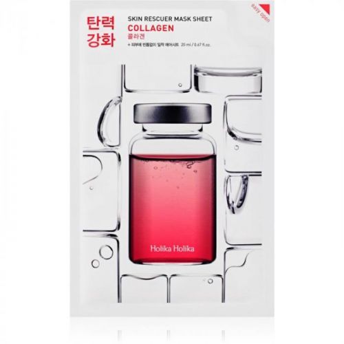 Holika Holika Skin Rescuer plátenná maska so spevňujúcim účinkom s kolagénom 20 ml
