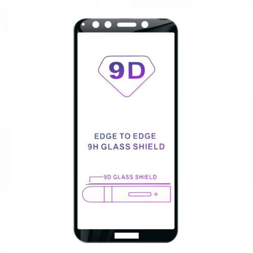 Tvrdené sklo iSaprio 9D BLACK pre Huawei Y7 Prime 2018