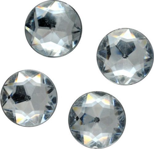 MEYCO Akrylové diamanty kryštálové - 200ks - 6mm