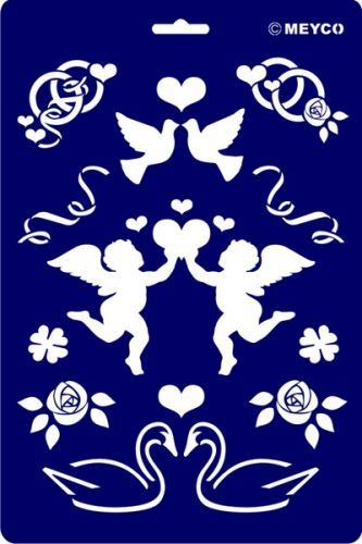 MEYCO Šablóny pre rôzne techniky 20 x 30 cm - Oslava