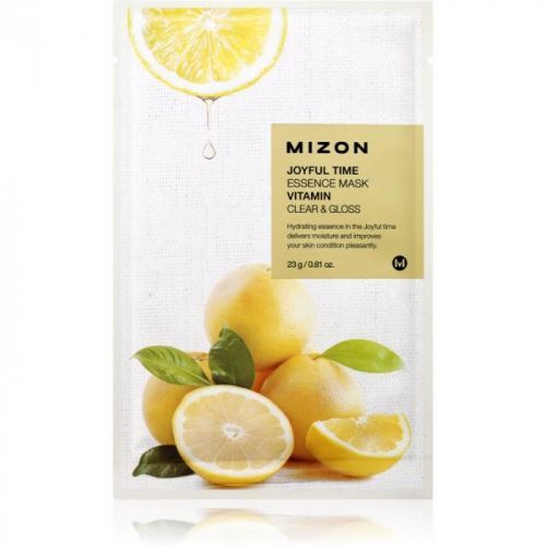 Mizon Joyful Time plátenná maska s čistiacim a osviežujúcim účinkom 23 g