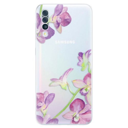 Odolné silikónové puzdro iSaprio - Purple Orchid - Samsung Galaxy A50