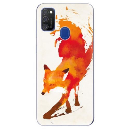 Odolné silikónové puzdro iSaprio - Fast Fox - Samsung Galaxy M21