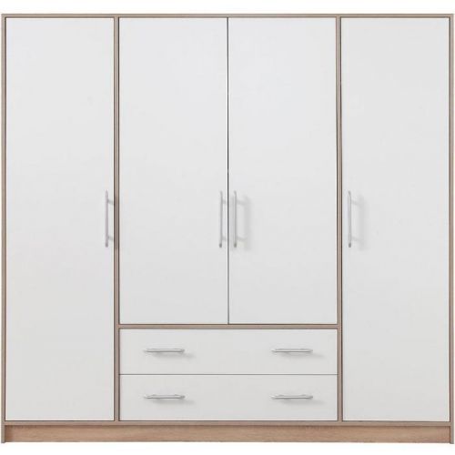 Skriňa Smart SR1 200 cm dub sonoma/biela