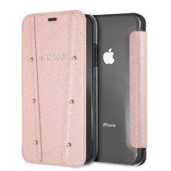 GUFLBKI61KAILRG Guess Kaia Book Case Rose Gold pro iPhone XR