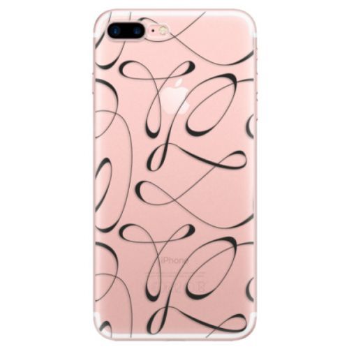 Odolné silikónové puzdro iSaprio - Fancy - black - iPhone 7 Plus
