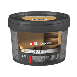 JUB DECOR Desert - dekoratívna farba so vzhľadom púštneho piesku - gold - 0,65 l