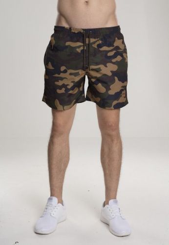 Urban Classics Camo Swimshorts woodcamo - L