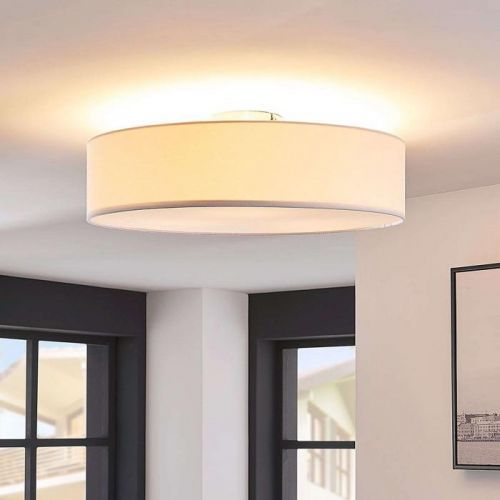 Stropné svietidlo Sebatin E27 LED 50 cm biele