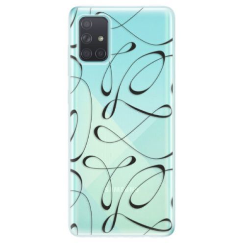 Odolné silikónové puzdro iSaprio - Fancy - black - Samsung Galaxy A71