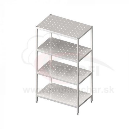 Regál montovateľný – perforované police 900x400mm
