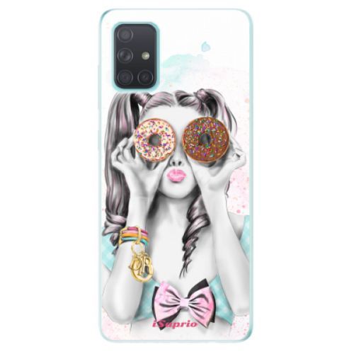 Odolné silikónové puzdro iSaprio - Donuts 10 - Samsung Galaxy A71