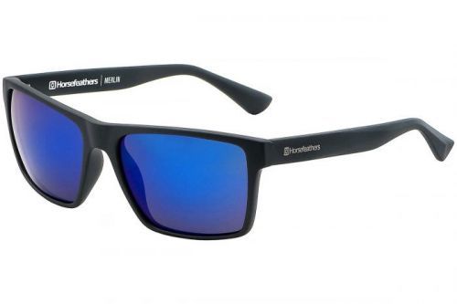 Slnečné okuliare Horsefeathers Merlin Sunglasses Matt Black/Mirror Blue Universal