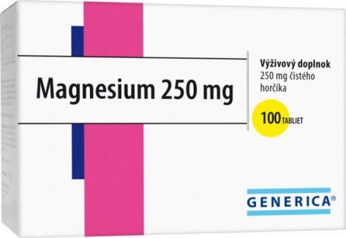 GENERICA Magnesium 250 mg 100 tbl