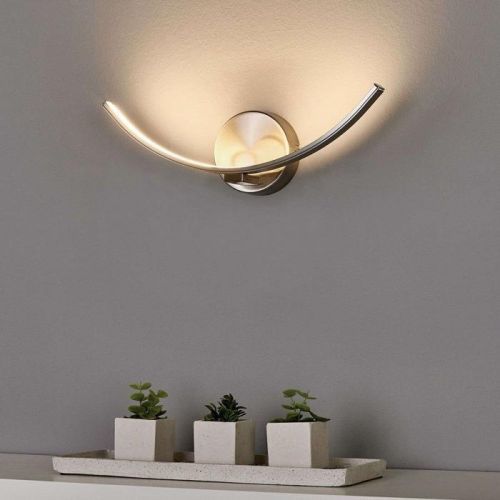 Ohnuté nástenné LED svietidlo Iven