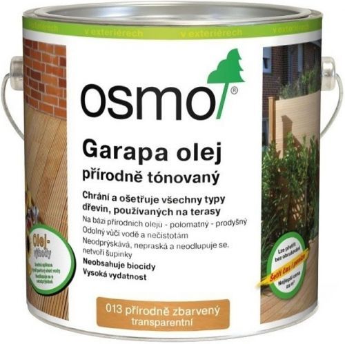 OSMO Color Osmo Terasový olej na GARAPA - prírodný - 13 - prírodný - 2,5 L