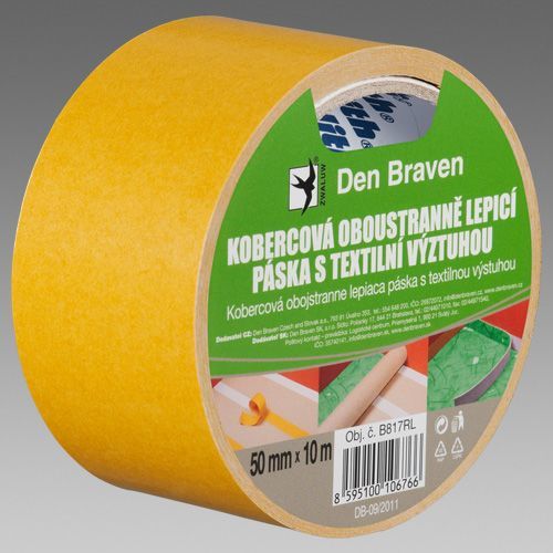 Den Braven Kobercová obojstranne lepiaca páska  - 25mmx50 m
