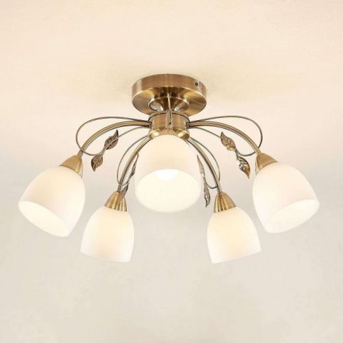 Lindby Thaddeus stropné svietidlo 5-pl výška 22 cm