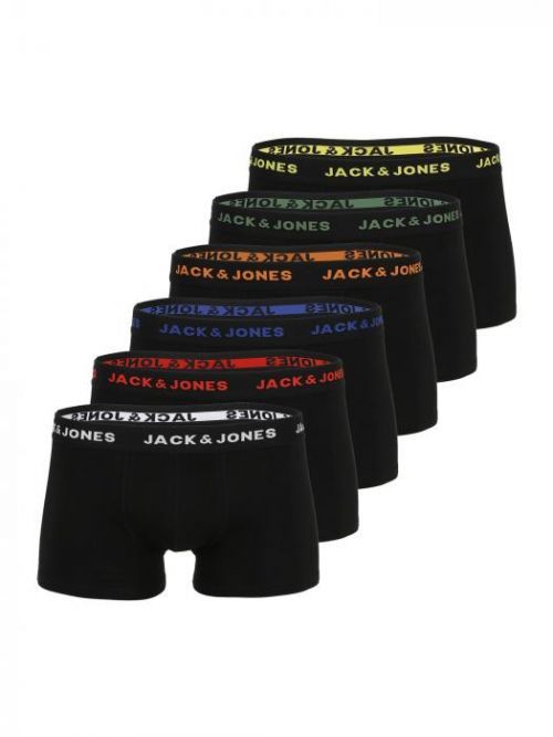 JACK & JONES Boxerky  čierna