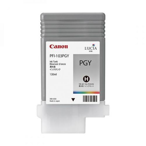 Canon originál ink PFI103PGY, photo grey, 130ml, 2214B001, Canon iPF-5100, 6100