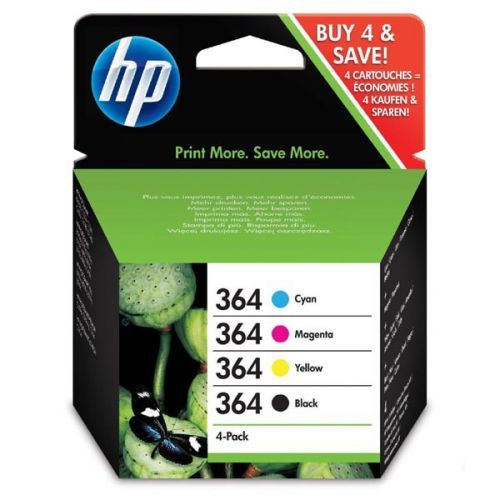 HP originál ink N9J73AE, HP 364 Combo pack, CMYK, HP Combo-pack,B8550,C5380,D5460
