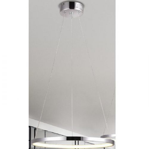 Závesné svietidlo Lune 30 Okrúhle 18w Led 4000k Chróm