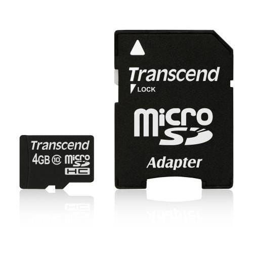 Transcend 4GB microSDHC CARD (Class10) pamäťová karta TS4GUSDHC10